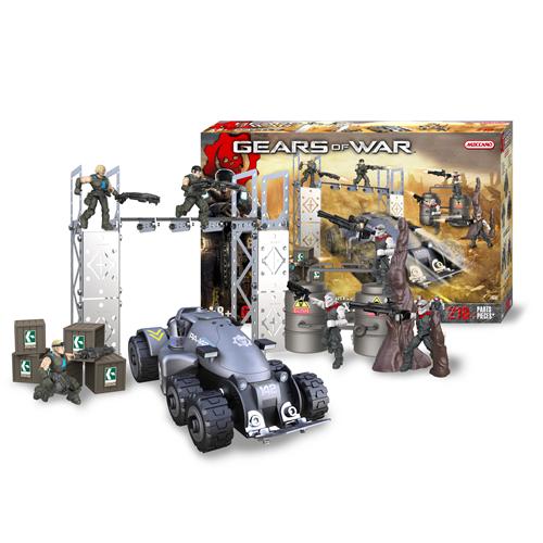 Meccano Gears of War Bataille Locusts VS Delta Squad 