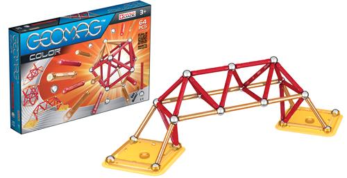 GIOC Geomag - 253 - Color - Jeu de Construction - 64 Pi&egrave;ces