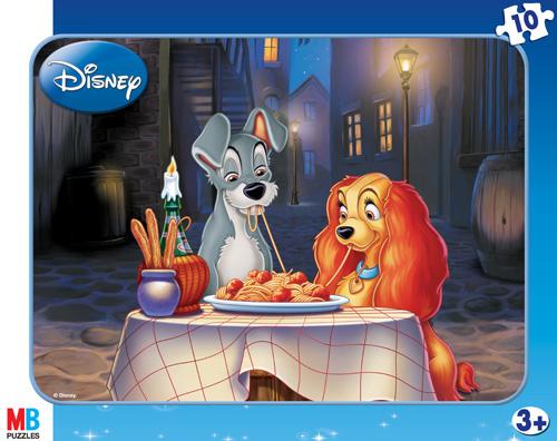 Hasbro MB Puzzles La Belle et le Clochard 10 pièces - Puzzle - Achat ...