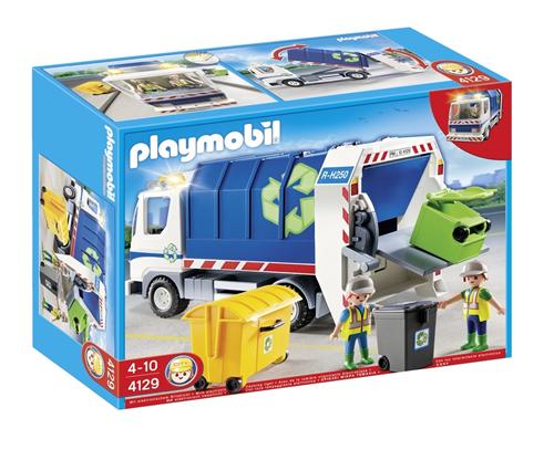 Playmobil 3021 - camion poubelle + 3196