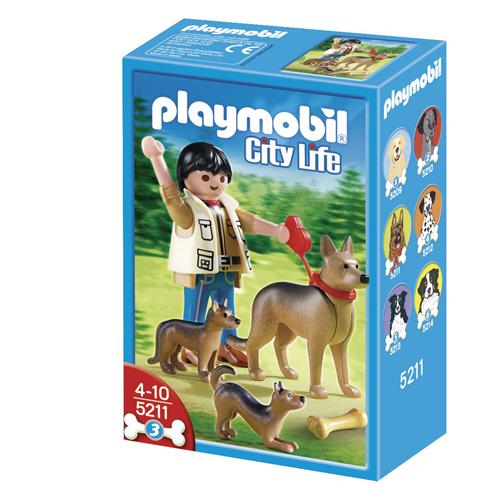 Playmobil City Life - Berger allemand avec chiots - Playmobil - Achat &  prix | fnac
