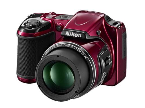 NIKON L820 Bridge Rouge - CMOS 16MP Zoom 30x 