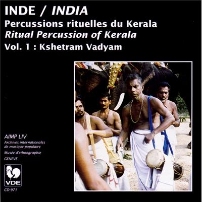 Percussions rituelles de Kerala / vol.1