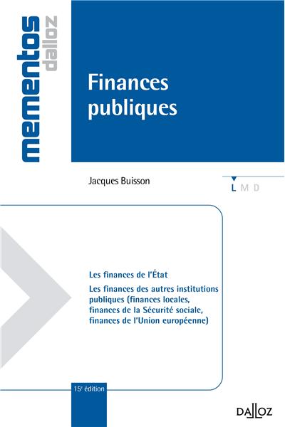 Finances publiques : droit public financier