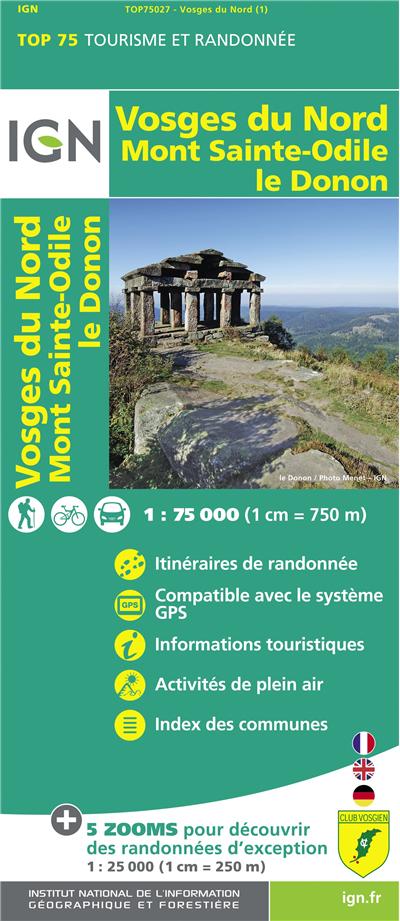 Vosges du nord, Mont St Odile, Le Donon