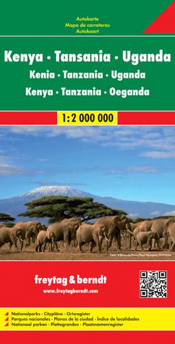 Kenya tanzanie ouganda 1:2 000 000