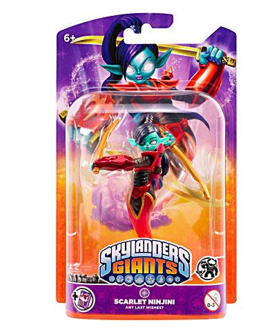 activision skylanders giants scarlet ninjini