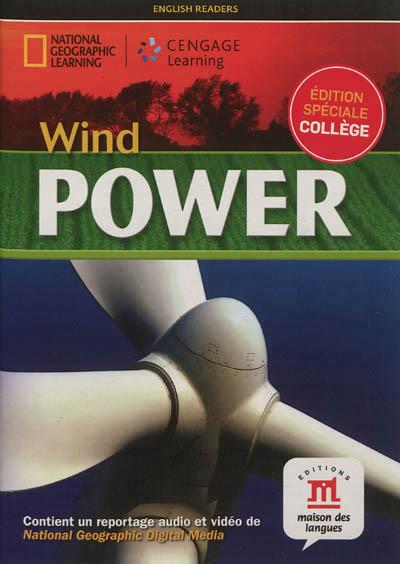 Wind power - livre + dvd - niveau a2-b1 - collection ng