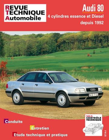 Revue technique automobile 556.2 Audi 80 4 cylindres essence & Diesel (92-94)
