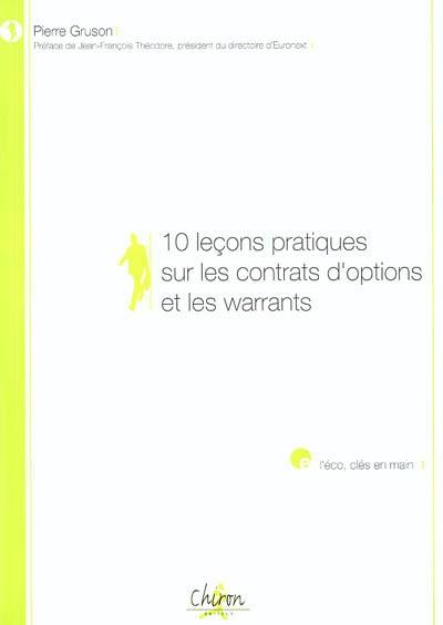 10 leçons pratiques sur les options et les warrants