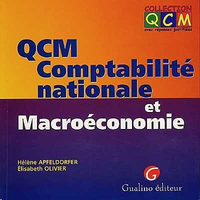 Qcm. comptabilité nationale et macroéconomie