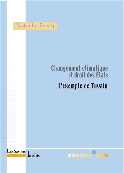 Changement climatique et droit des Etats : l'exemple de Tuvalu