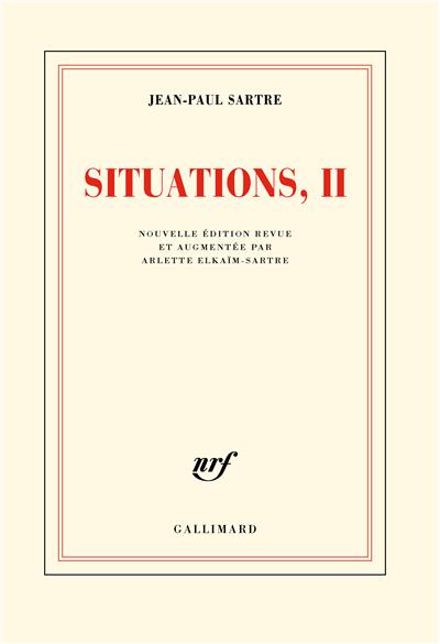 Situations (Tome 2-Septembre 1944 - décembre 1946)