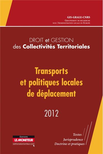 Droit et gestion des collectivités territoriales - 2012