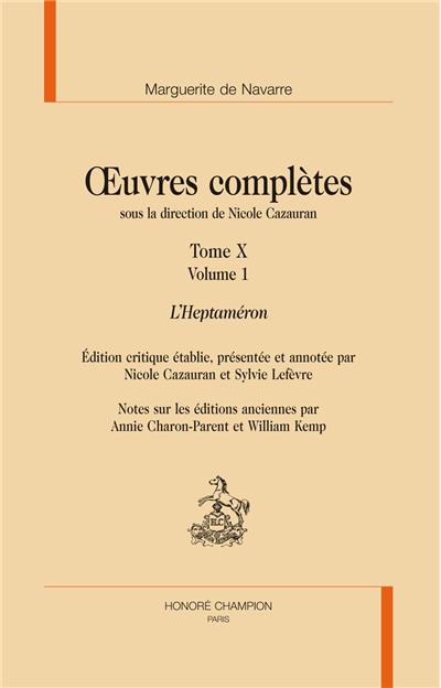 L'heptaméron, volume 1