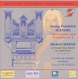 Concertos pour orgue et orchestre N°1 à N°6 / op.4