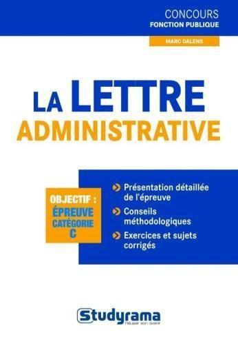 La lettre administrative, catégorie C