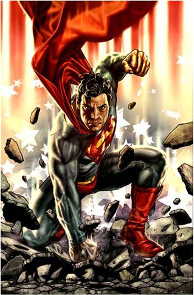 Superman à terre
