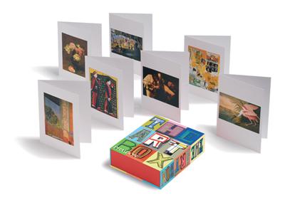 Art box red greeting cards 2012