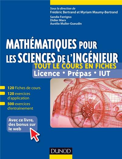 Mathématiques pour les Sciences de l’ingénieur