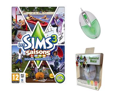 Coffret les Sims 3 - Saisons + Souris
