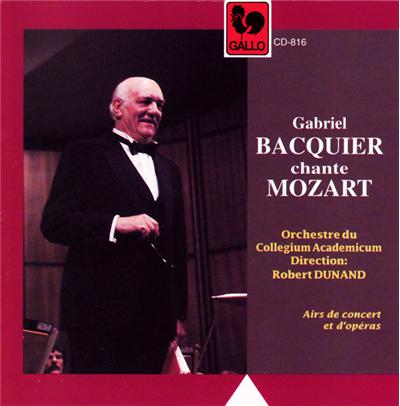 Airs de concert et d'opéras