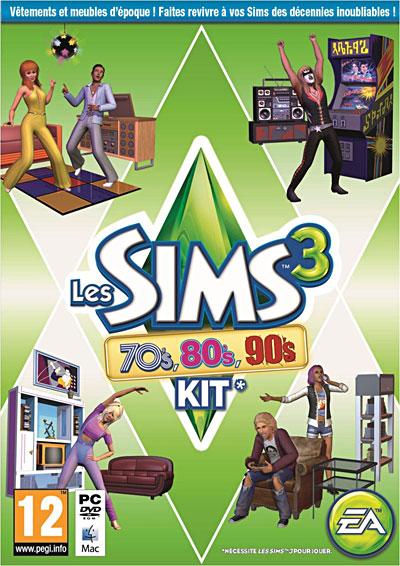 Les Sims 3 - Kit 70's 80's et 90's