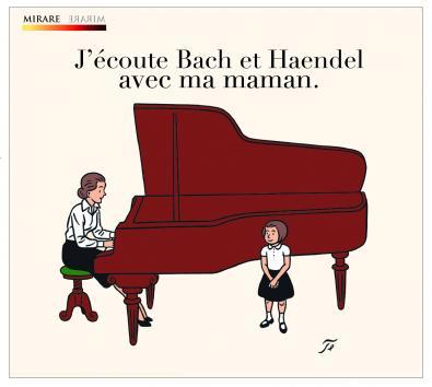 J'écoute la musique avec ma maman