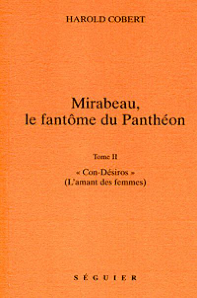 Mirabeau fantôme du Panthéon - Harold Cobert - broché