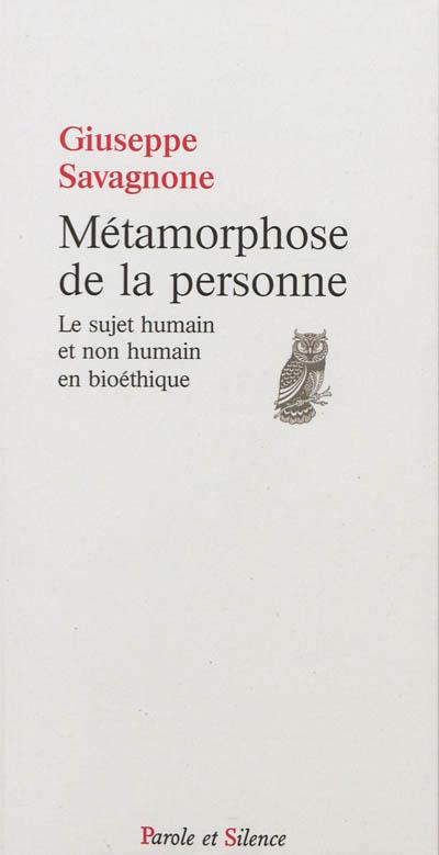 Metamorphose de la personne