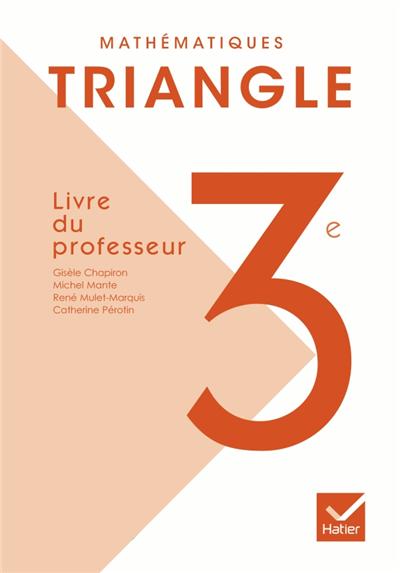 Triangle 12 maths 3e prof mait