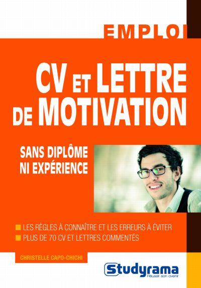 CV et lettre de motivation sans diplôme ni expérience