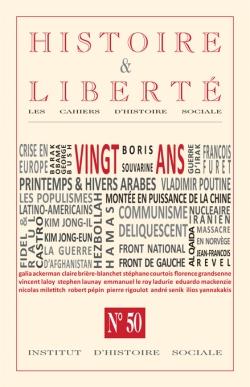 Les vingt ans de la revue histoire et liberté