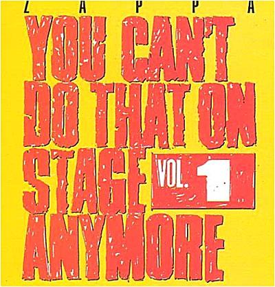 You can't do that on stage anymore volume 1