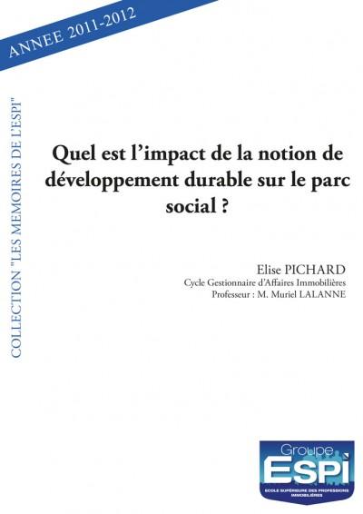Quel est l'impact de la notion de developpement durable sur