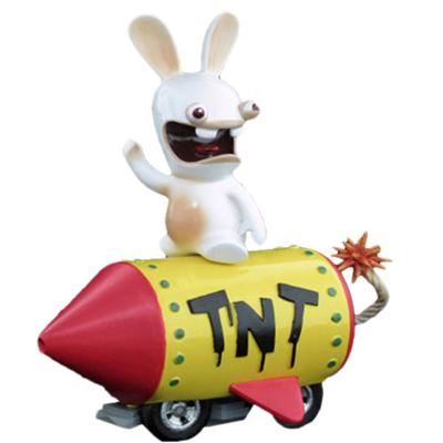 LAPINS CRETINS DIE CAST PULL BACK TNT RA