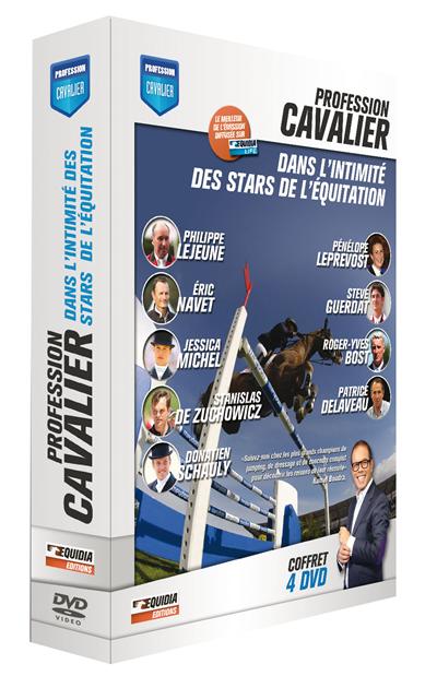 Profession cavalier : Dans l'intimité des stars de l'équitation - Coffret 4 DVD