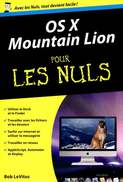 Mac OS X Mountain Lion poche pour les nuls