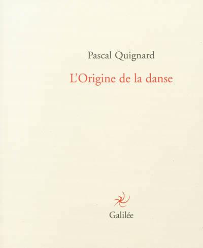 L'origine de la danse