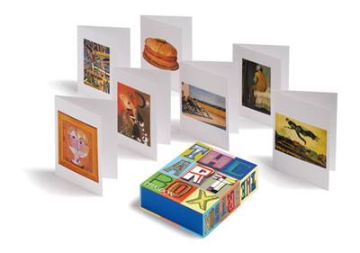Art box blue greeting cards 2012