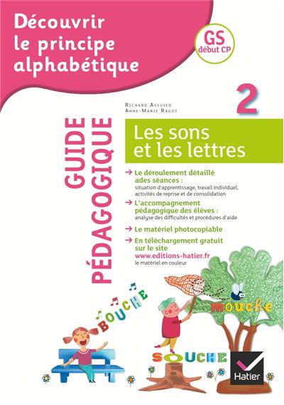Découvrir le principe alphabétique GS/CP - Guide pédagogique du cahier 2 Les sons et les lettres