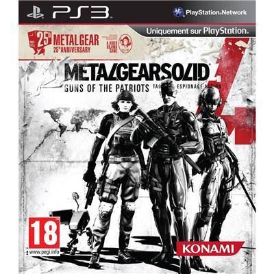 Metal Gear Solid 4 Guns of the Patriots - 25ème Anniversaire