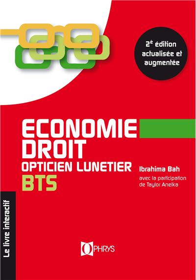 Economie droit opticien lunetier