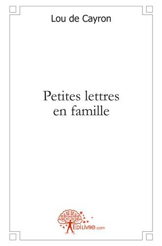 Petites lettres en famille