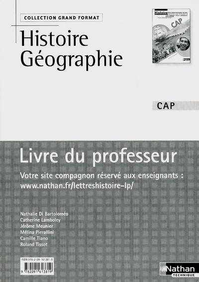 Histoire et Géographie - Éducation civique Livre du professeur Grand Format Livre du professeur