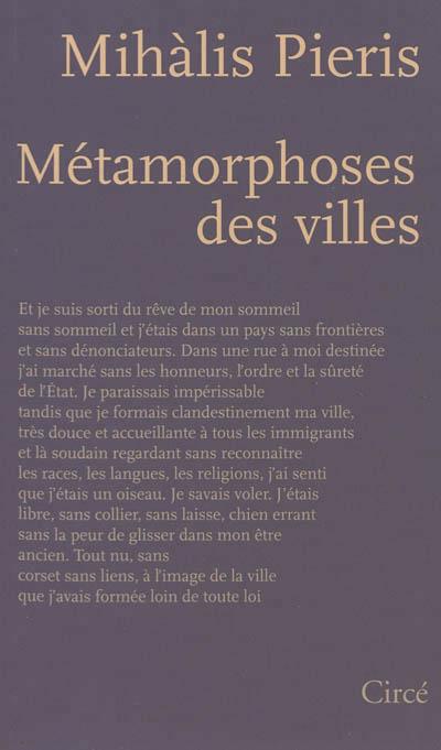 Metamorphoses des villes