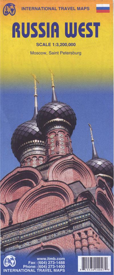Travel Reference Map : Russia west