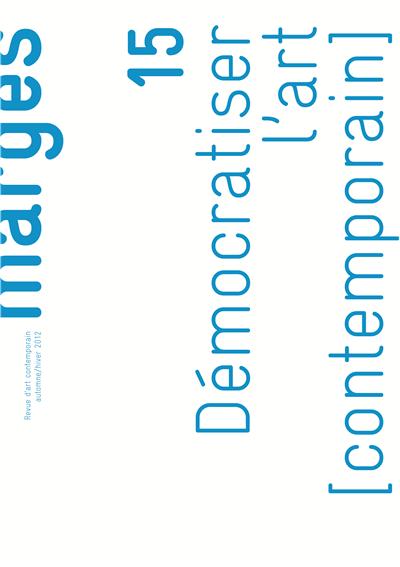 Démocatiser l'art (contemporain)