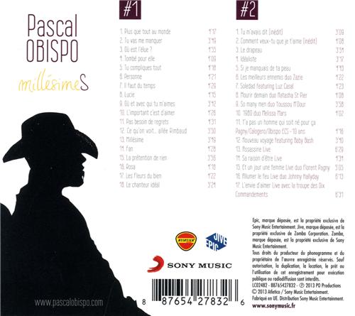pascal obispo album millesime