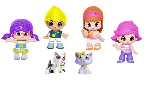 Coffret 6 figurines Pinypon Famosa : King Jouet, Mini poupées Famosa -  Poupées Poupons